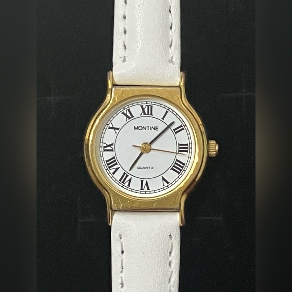 Vintage Montine Gold Tone Quartz Swiss Watch